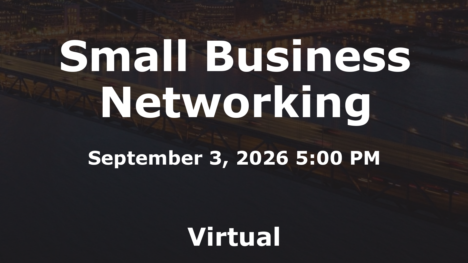 Small Business Networking event image